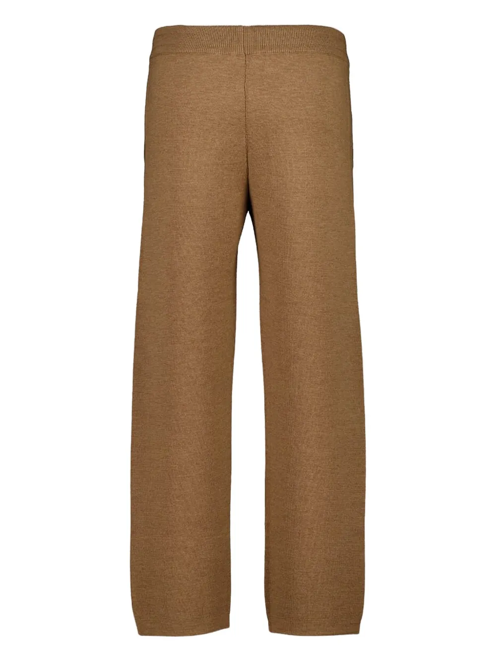 Piacenza Cashmere Drawstring Straight Trousers In Brown