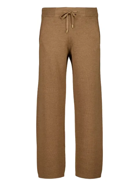 Piacenza Cashmere drawstring straight trousers