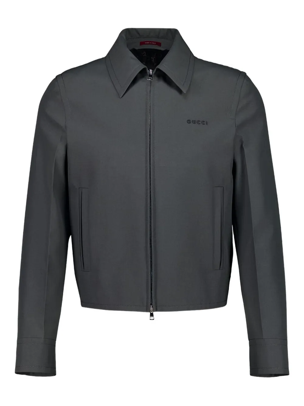 Gucci Jacke aus Tech-Panama - Grau