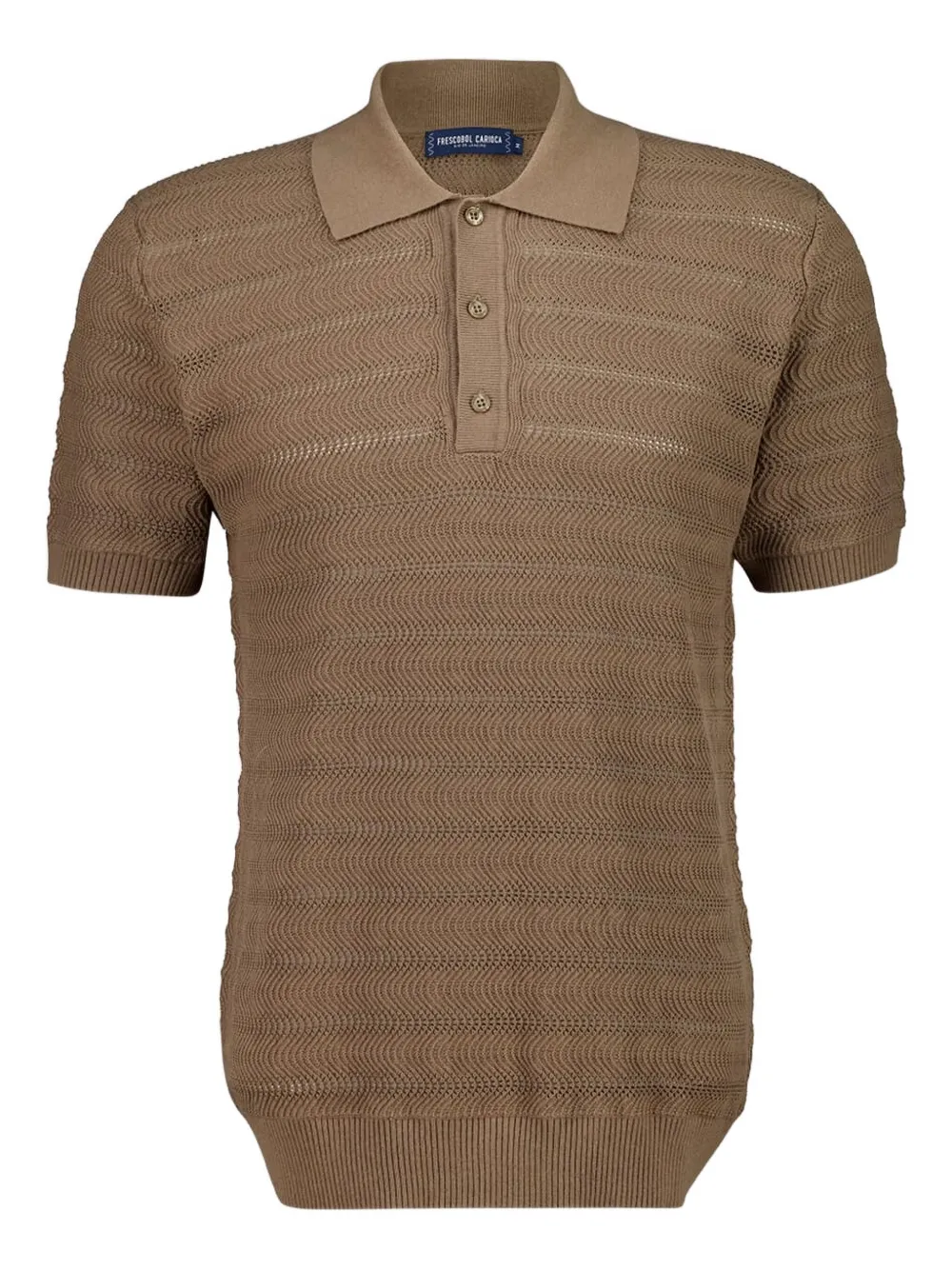 Frescobol Carioca Vidal Button-up Polo In Green