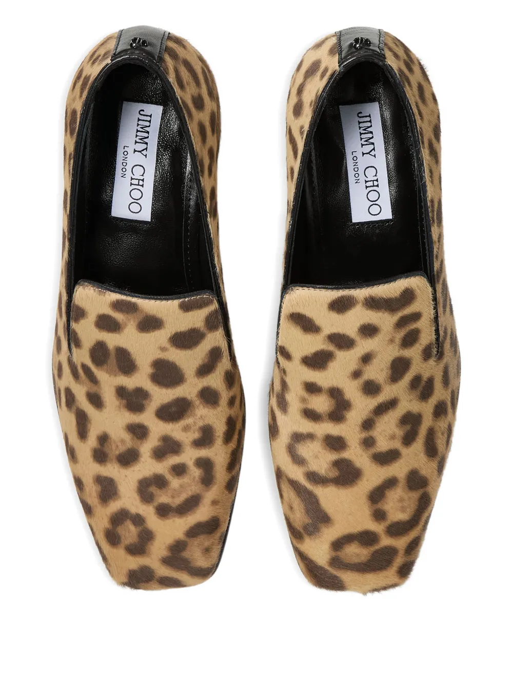 Jimmy Choo Eliot Slipper 45 Leopard-print Calf Hair Pumps In Animal Print