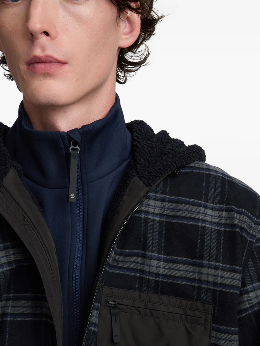 Aztech Mountain Loge Peak jack met capuchon Zwart