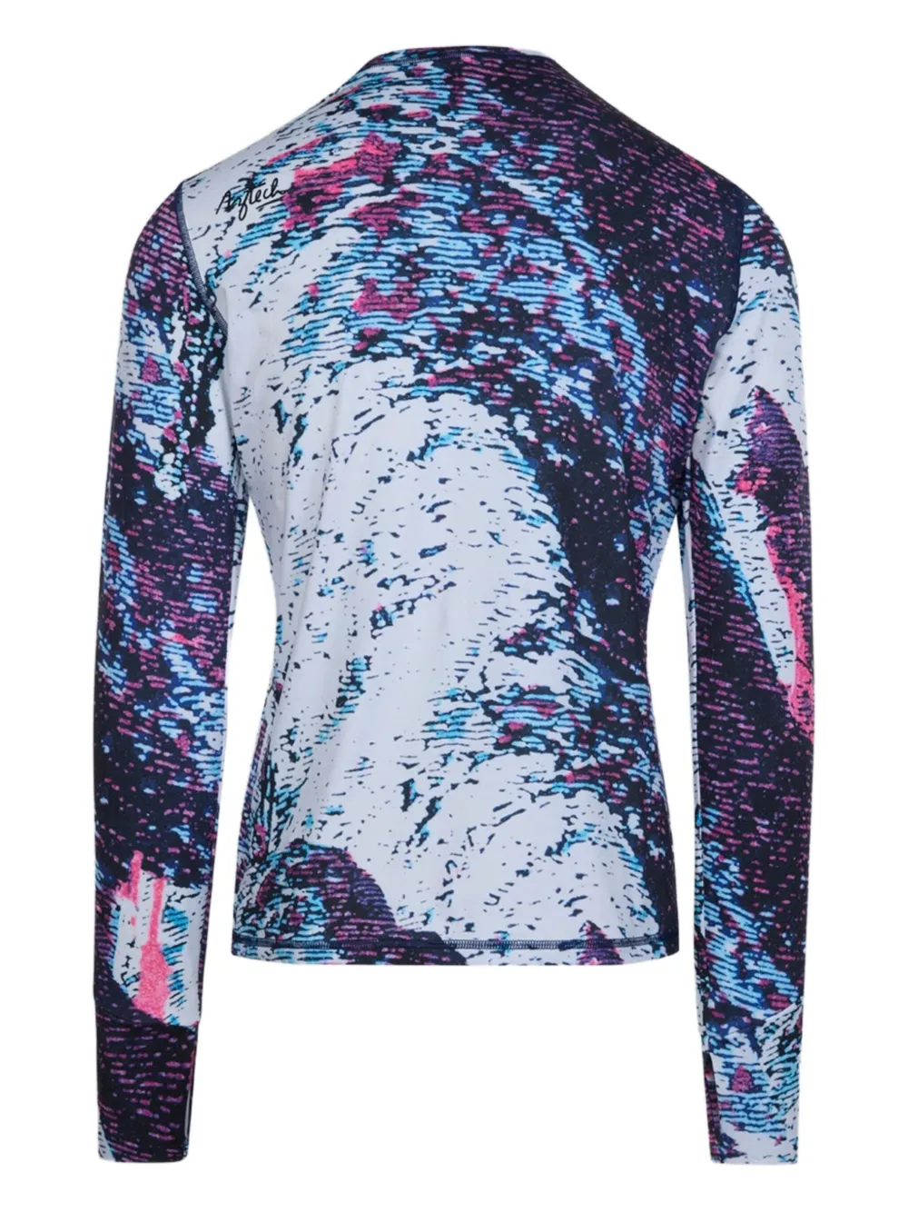 Aztech Mountain Top met print Blauw