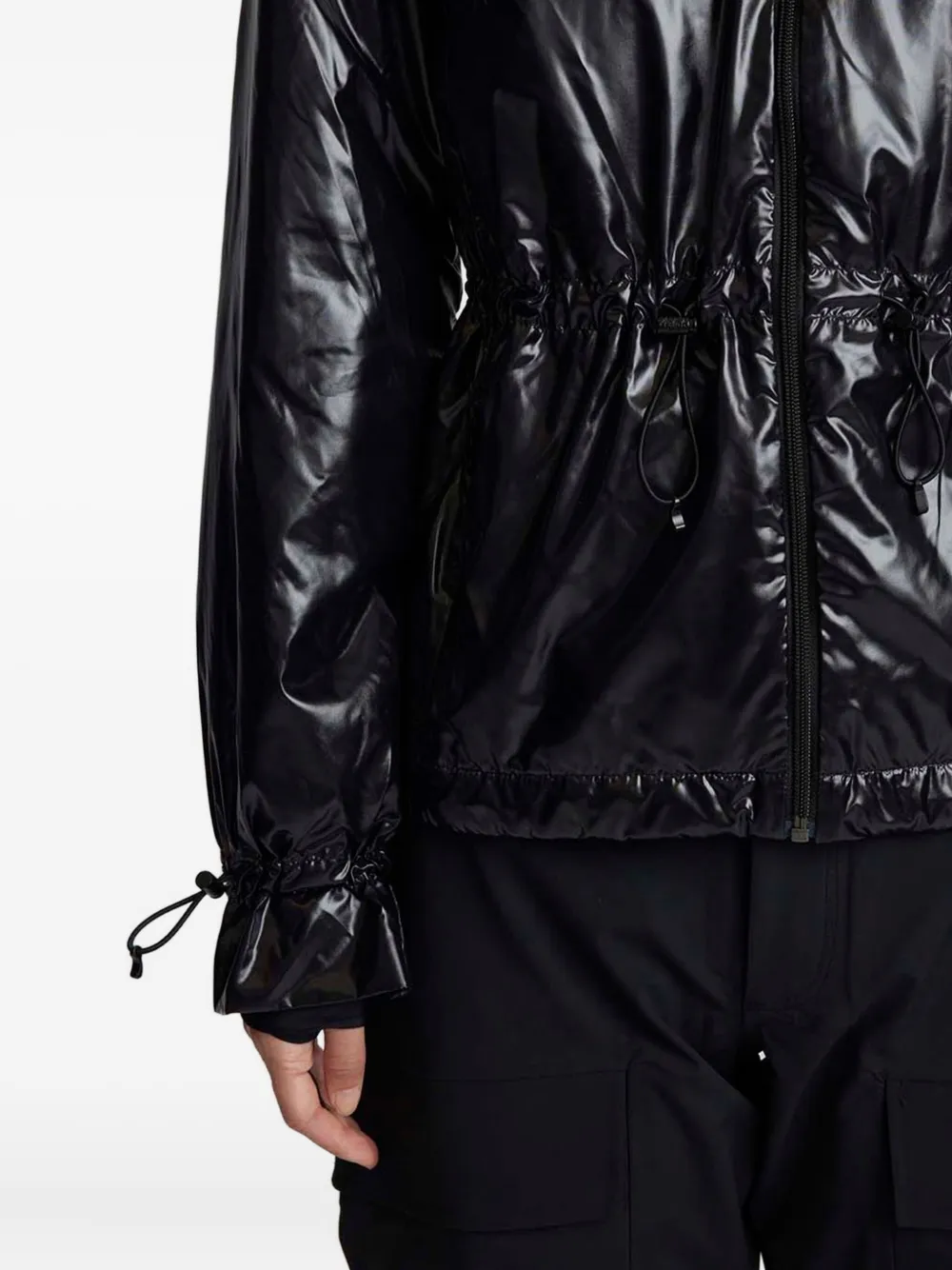 Aztech Mountain ThinDown jack met trekkoord Zwart