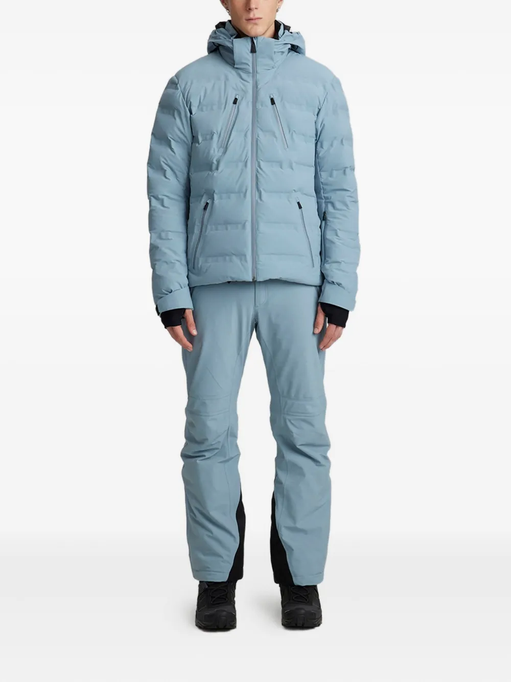 Aztech Mountain Ski-jack met capuchon - Blauw