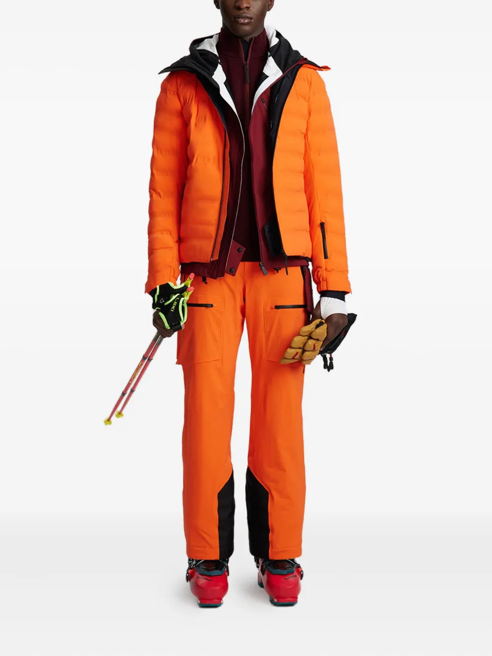 Aztech Mountain PYRAMID hooded jacket - Oranje