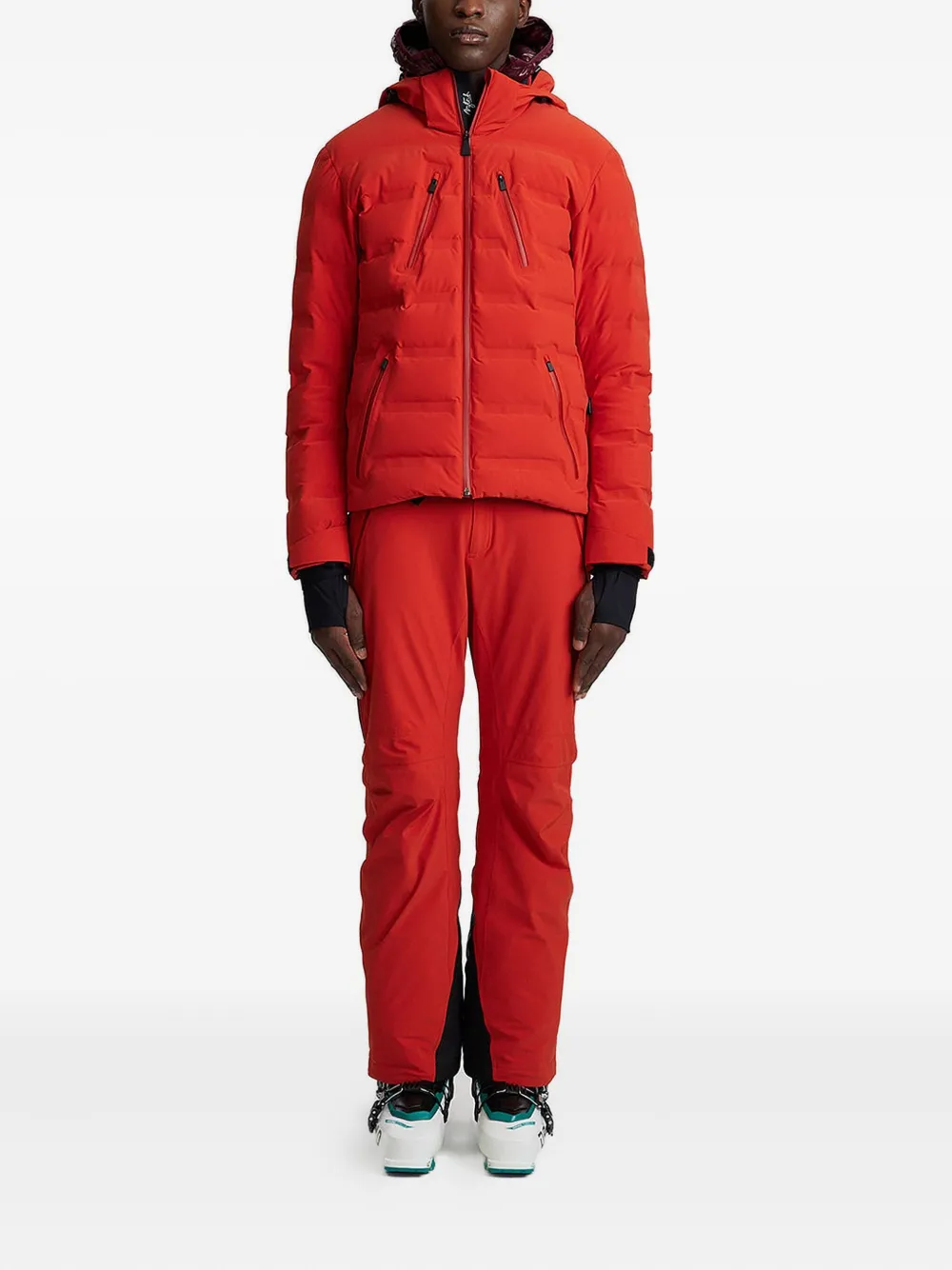 Aztech Mountain Nuke ski-jack met capuchon - Oranje