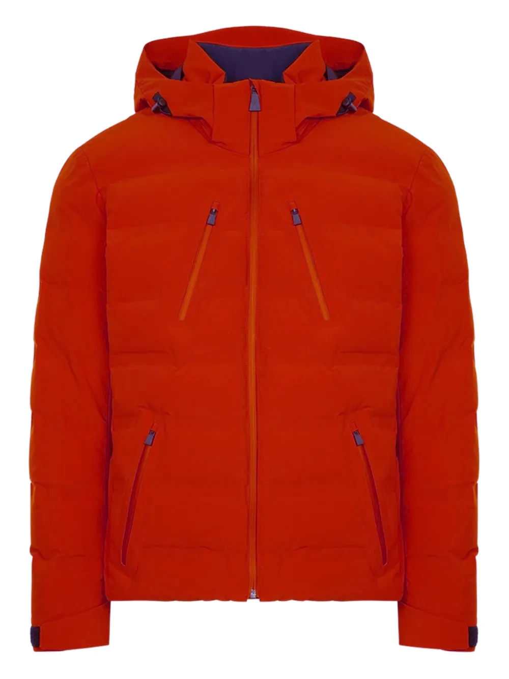Aztech Mountain hooded nuke ski jacket | Orange | Image 1