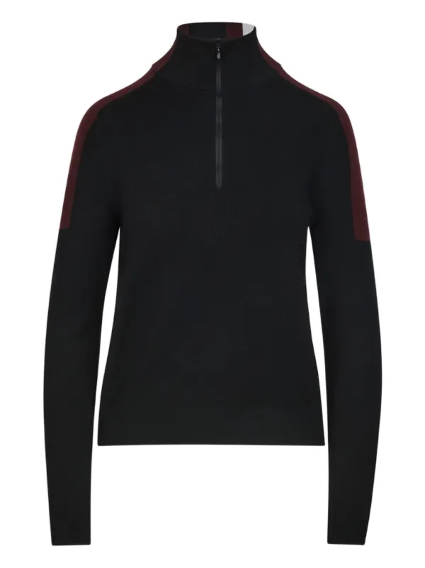 Aztech Mountain Caroline Zip Sweatshirt in Black