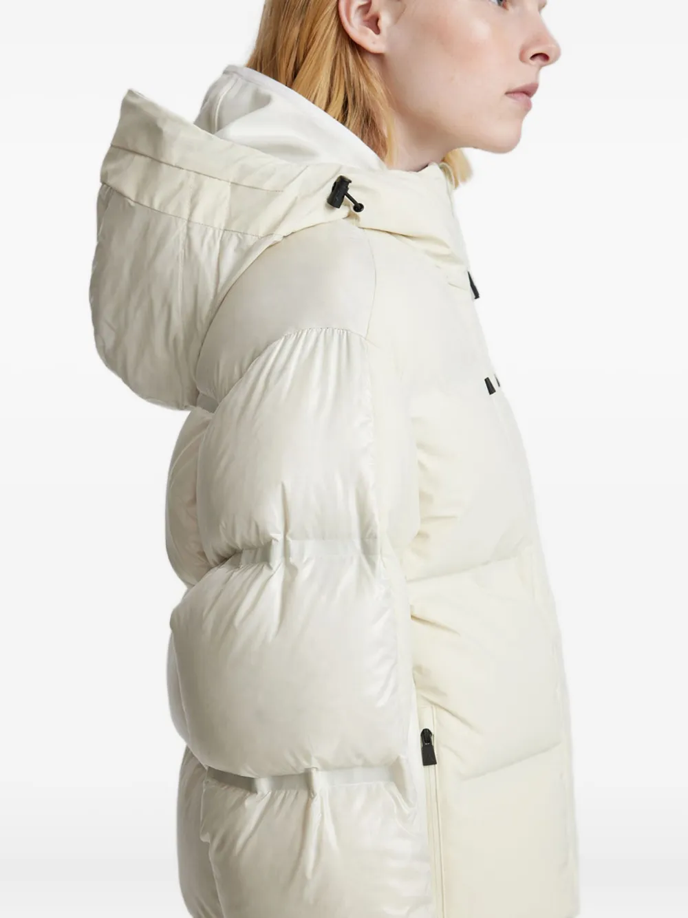 Aztech Mountain Super Nuke Hooded Jacket In White