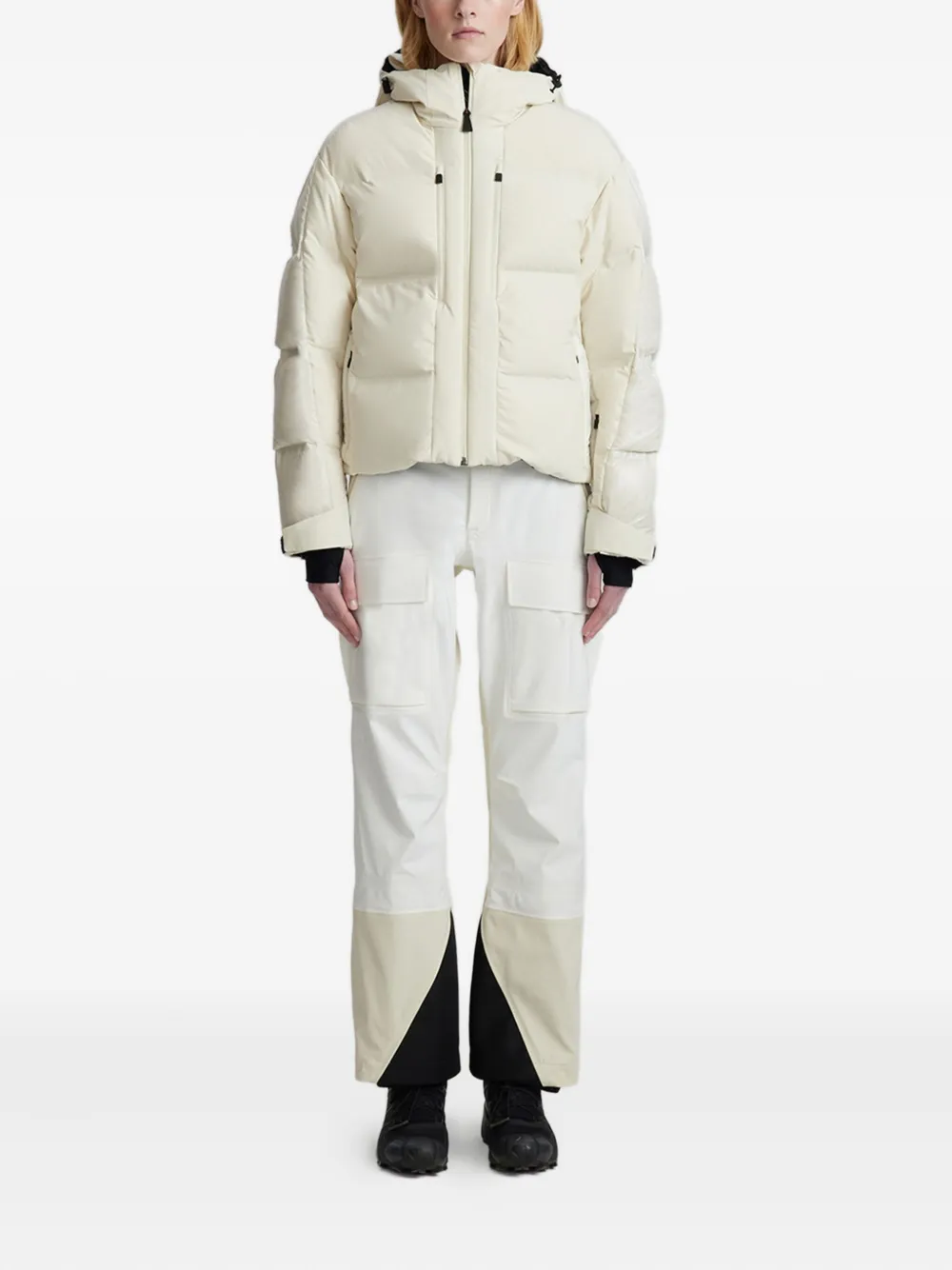 Aztech Mountain Super Nuke jack met capuchon - Beige