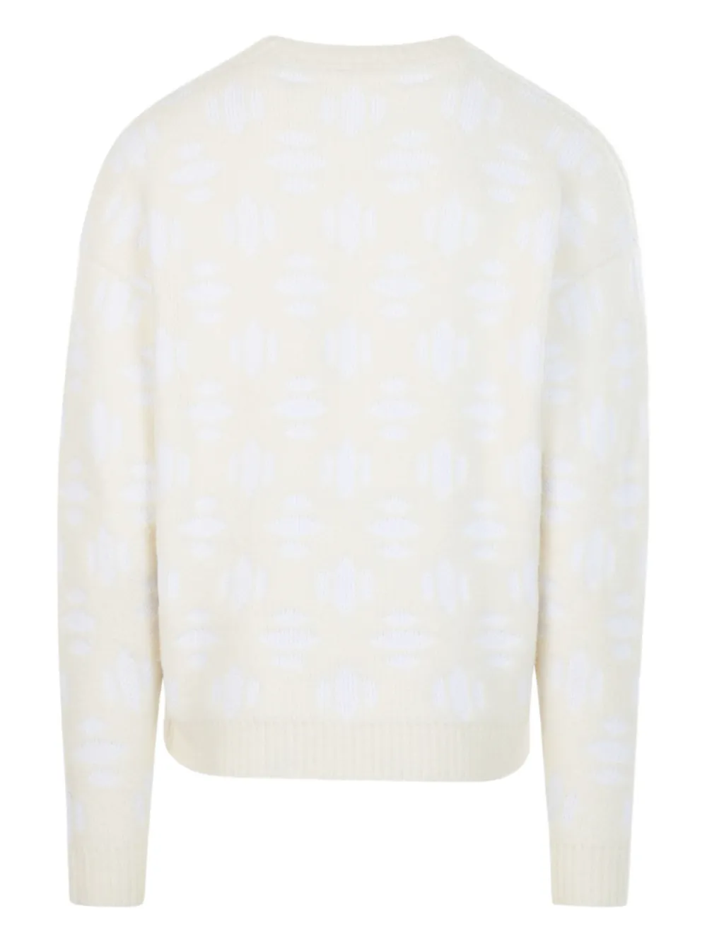 Aztech Mountain Trui met ronde hals en sneeuwvlok Beige