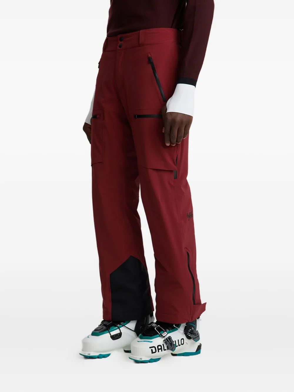 Aztech Mountain PYRAMID zip-pocket ski trousers - Rood