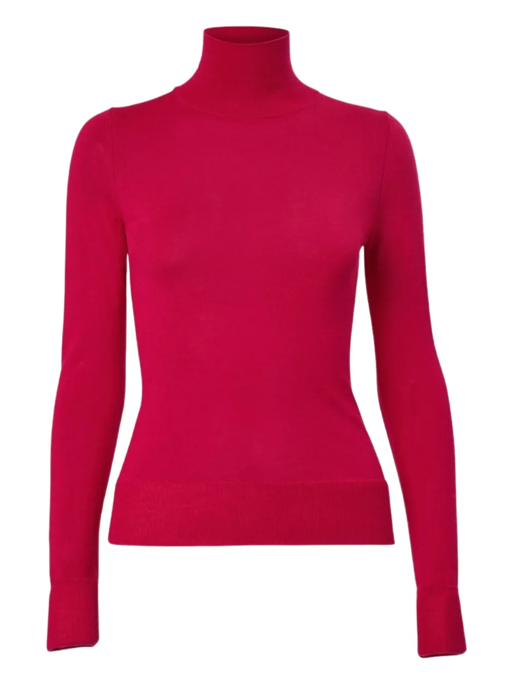 Carolina Herrera turtleneck long-sleeve sweater - Red