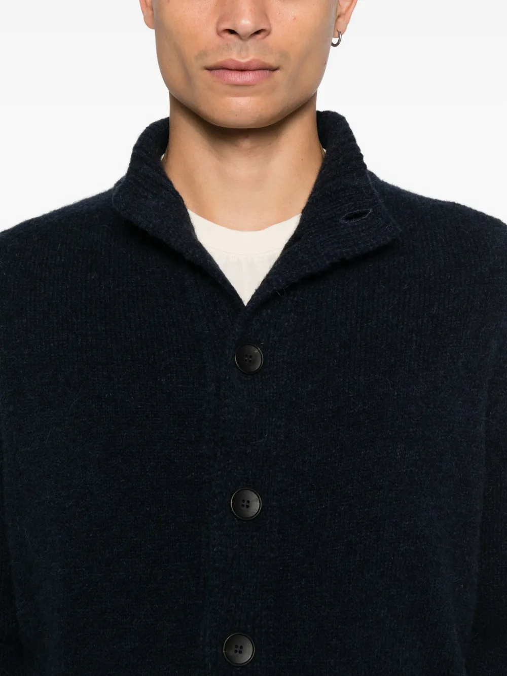 Filippo De Laurentiis Vest met knoop Blauw