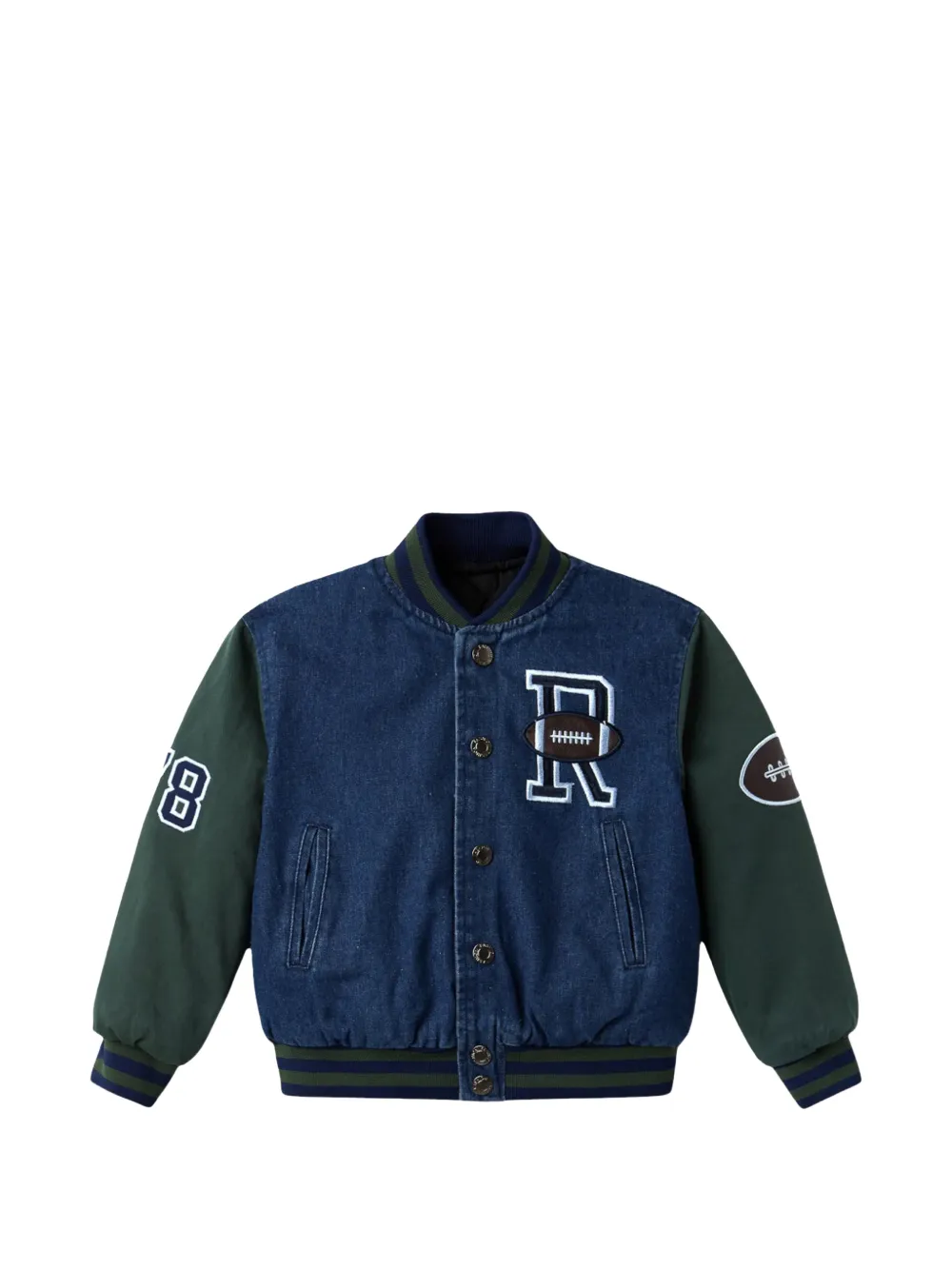 GV Gallery buttoned bomber jacket - Blue