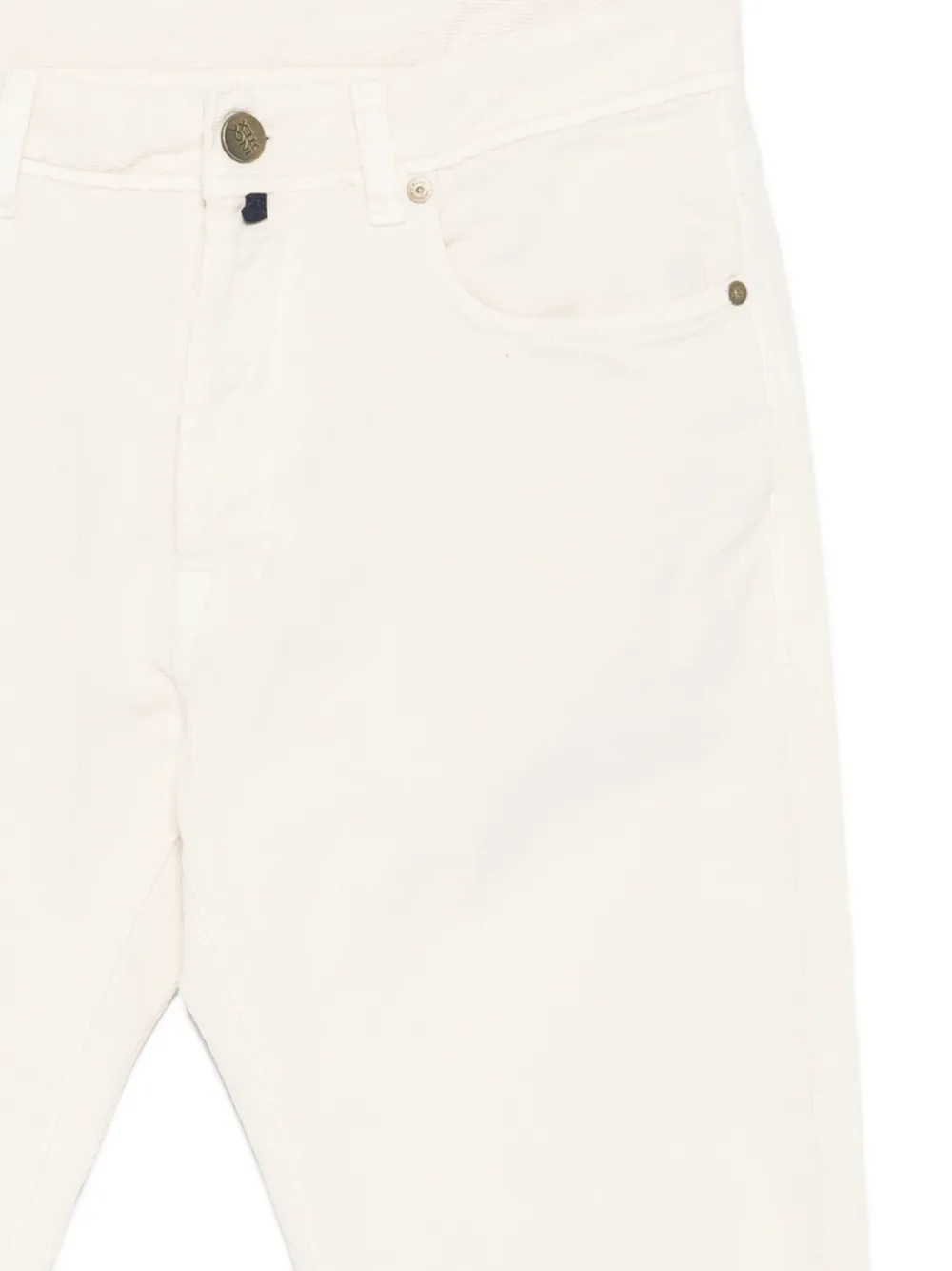 Incotex Straight-leg Trousers In White