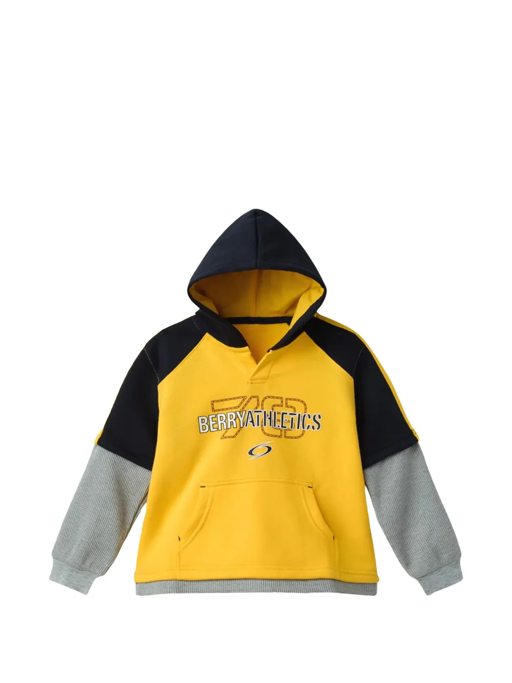 GV Gallery colourblock hooded sweatshirt - Giallo
