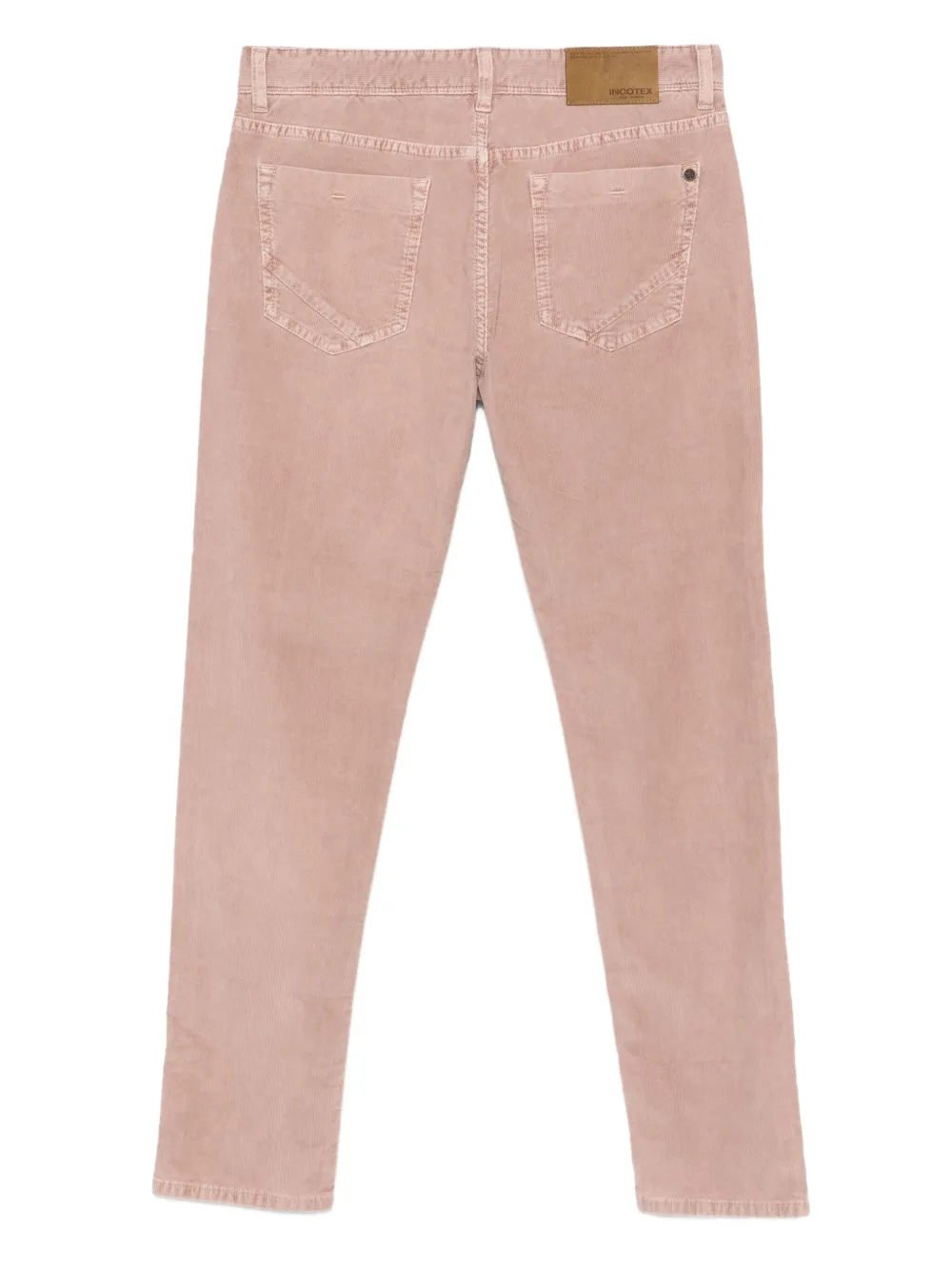 Incotex Broek met vijf zakken - Roze