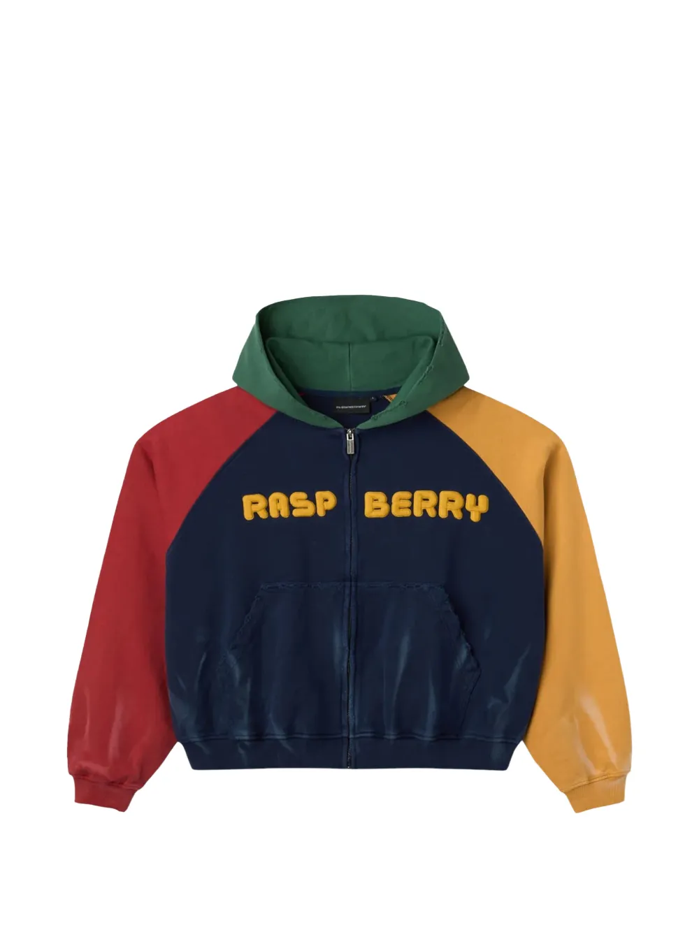 GV Gallery colour-block zip-up hoodie - Blu