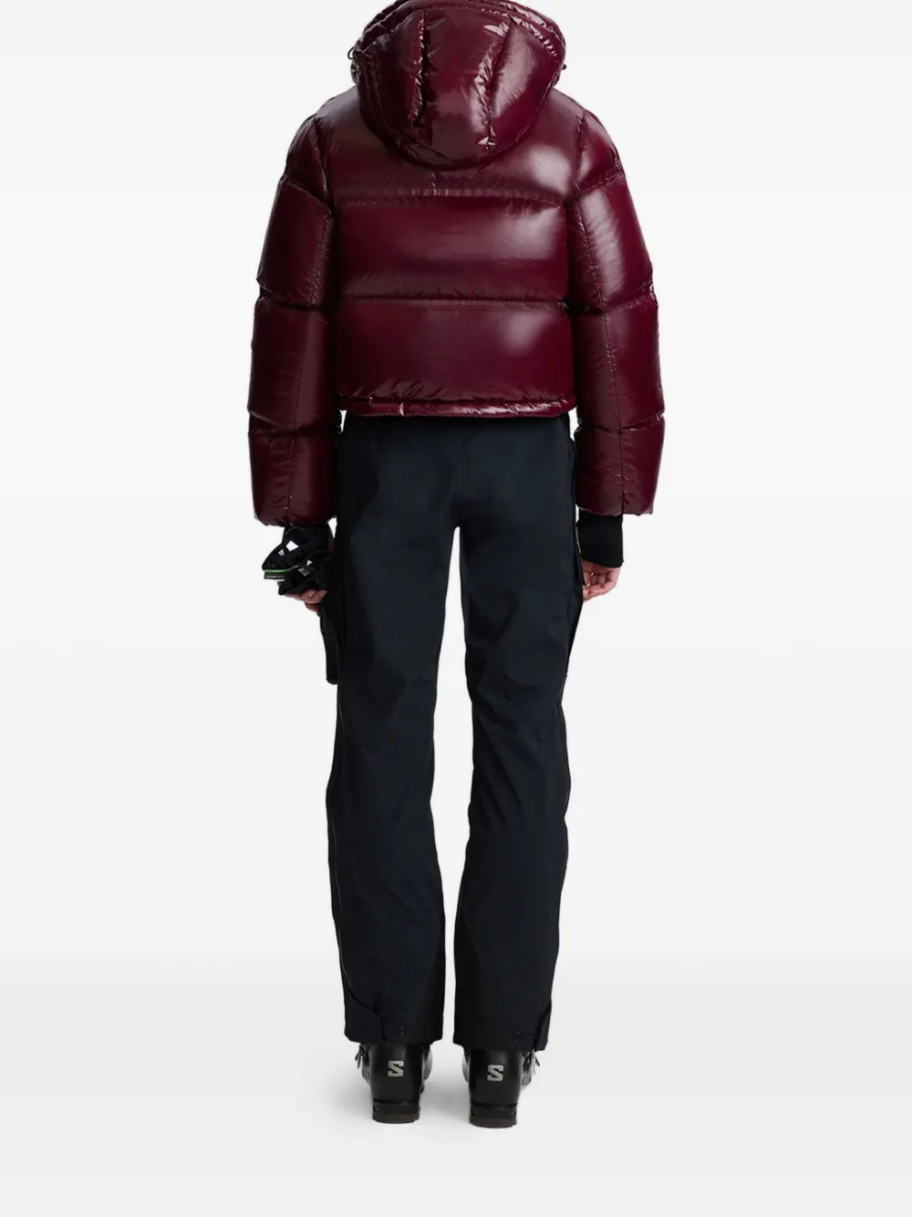 Aztech Mountain Nuke Hooded Jacket In Burgundy