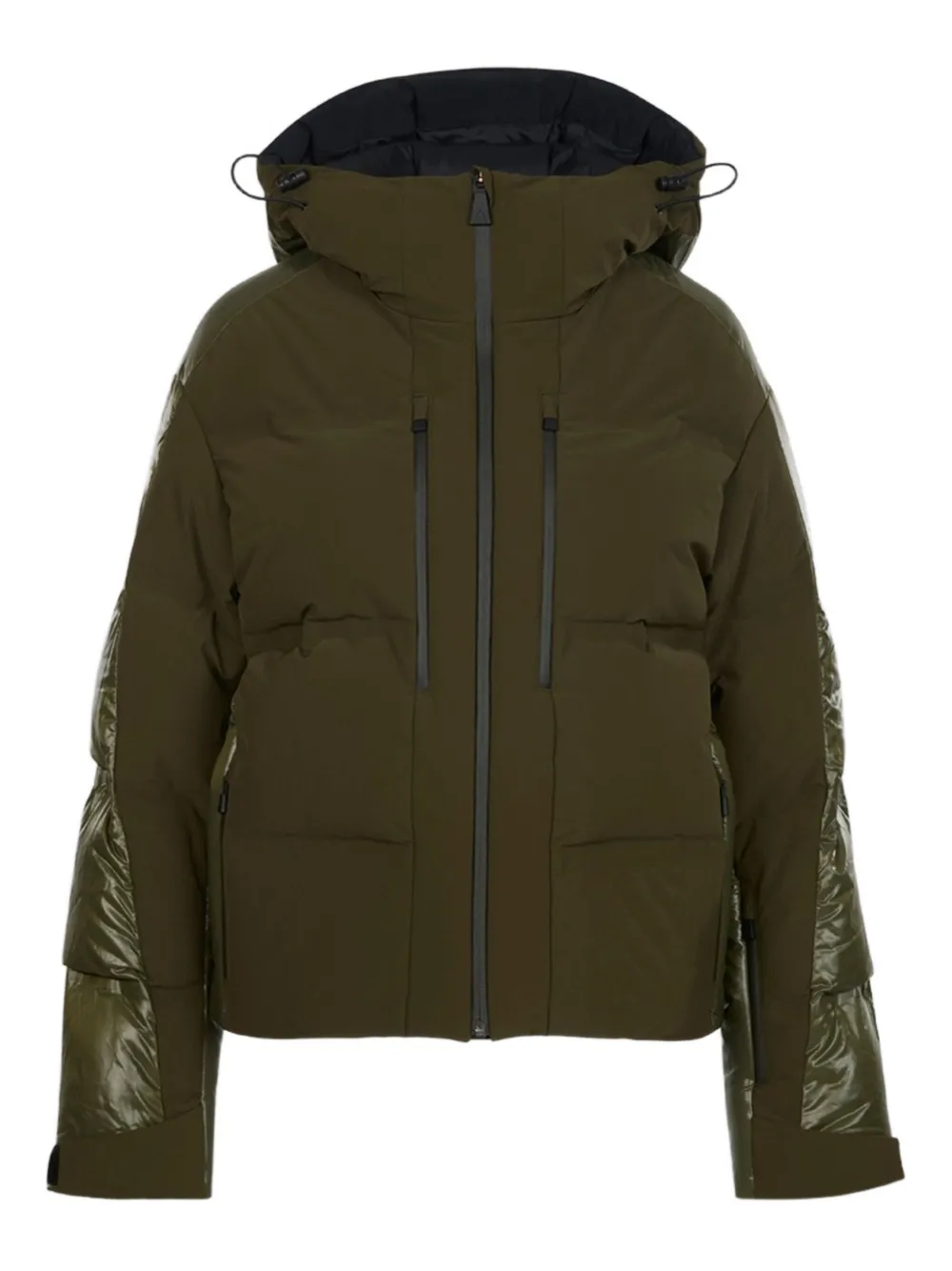 Aztech Mountain Super Nuke hooded panelled jacket | Green | Image 1