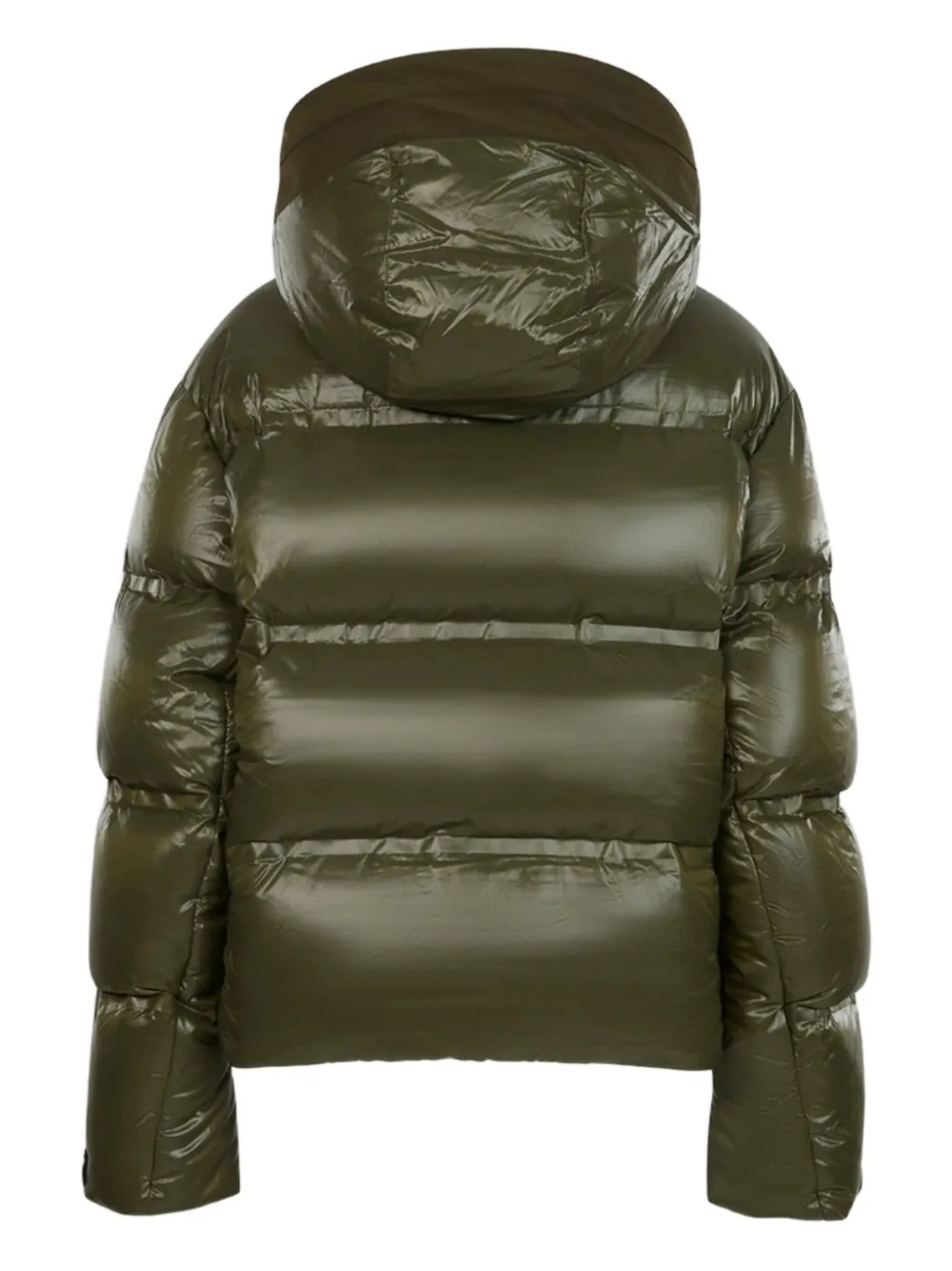 Aztech Mountain Super Nuke Hooded Panelled Jacket In Gray