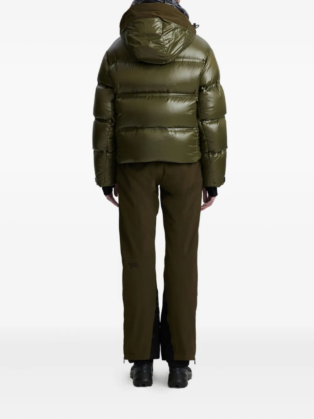 Aztech Mountain Super Nuke jack met capuchon en vlakken Groen