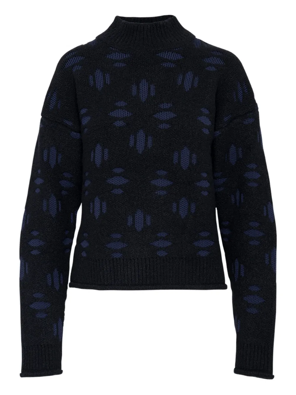 Aztech Mountain snowflake sweater | Black | Image 1