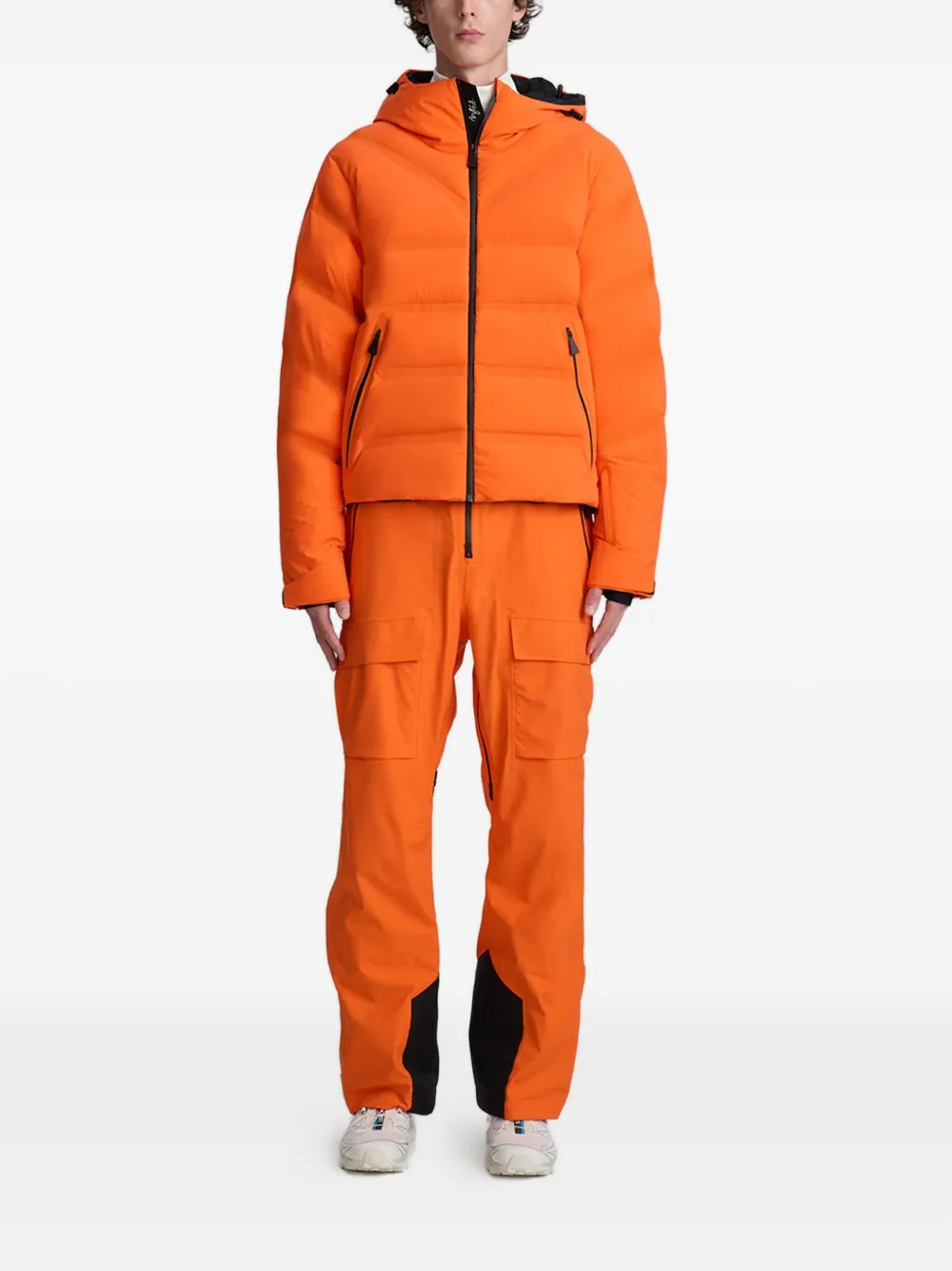 Aztech Mountain Super Lite ski-jack met capuchon en rits - Oranje