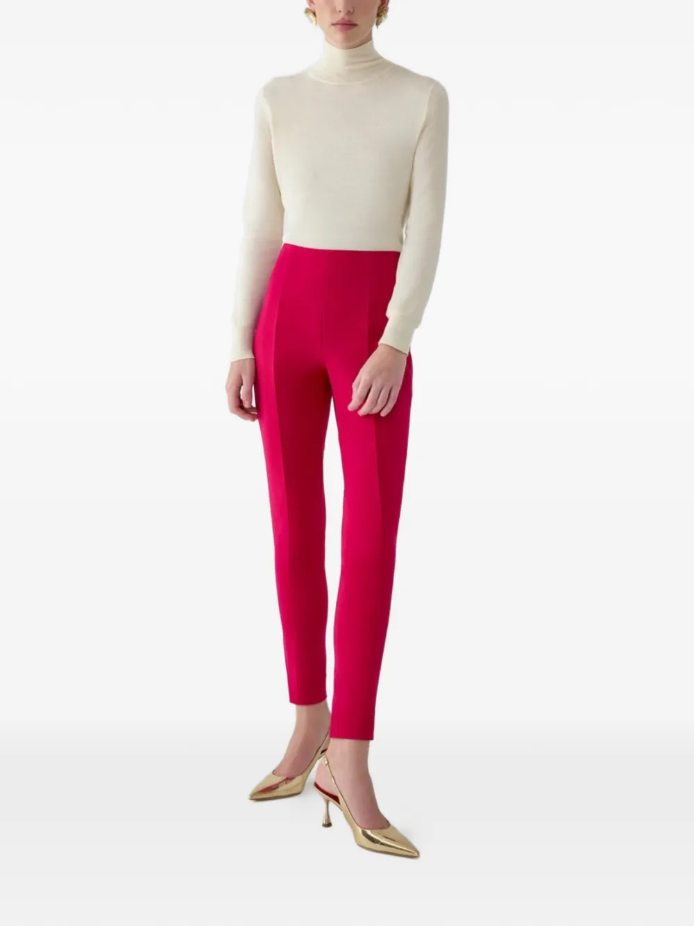  Carolina Herrera Turtleneck Sweater - Neutrals 
