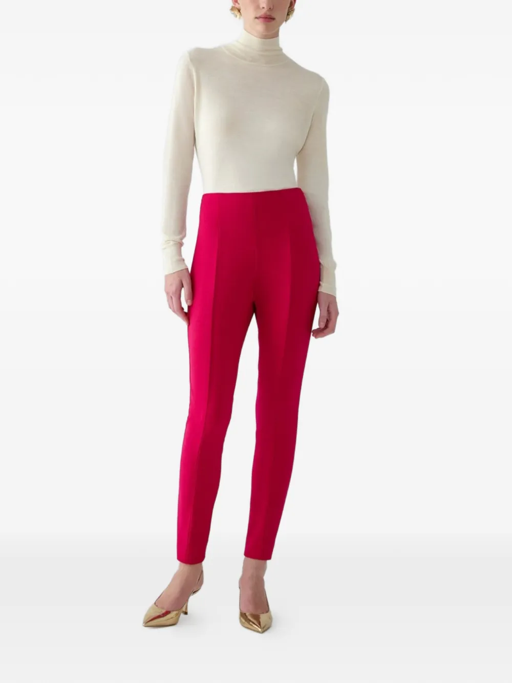  Carolina Herrera Turtleneck Sweater - Neutrals 