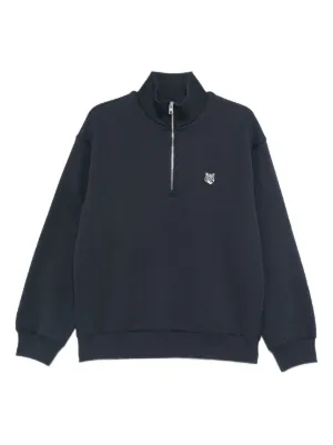 SPORTY &amp; RICH X PRINCE ハーフジップ Sporty & Rich ハーフジップ スウェットシャツ | ブルー | FARFETCH JP