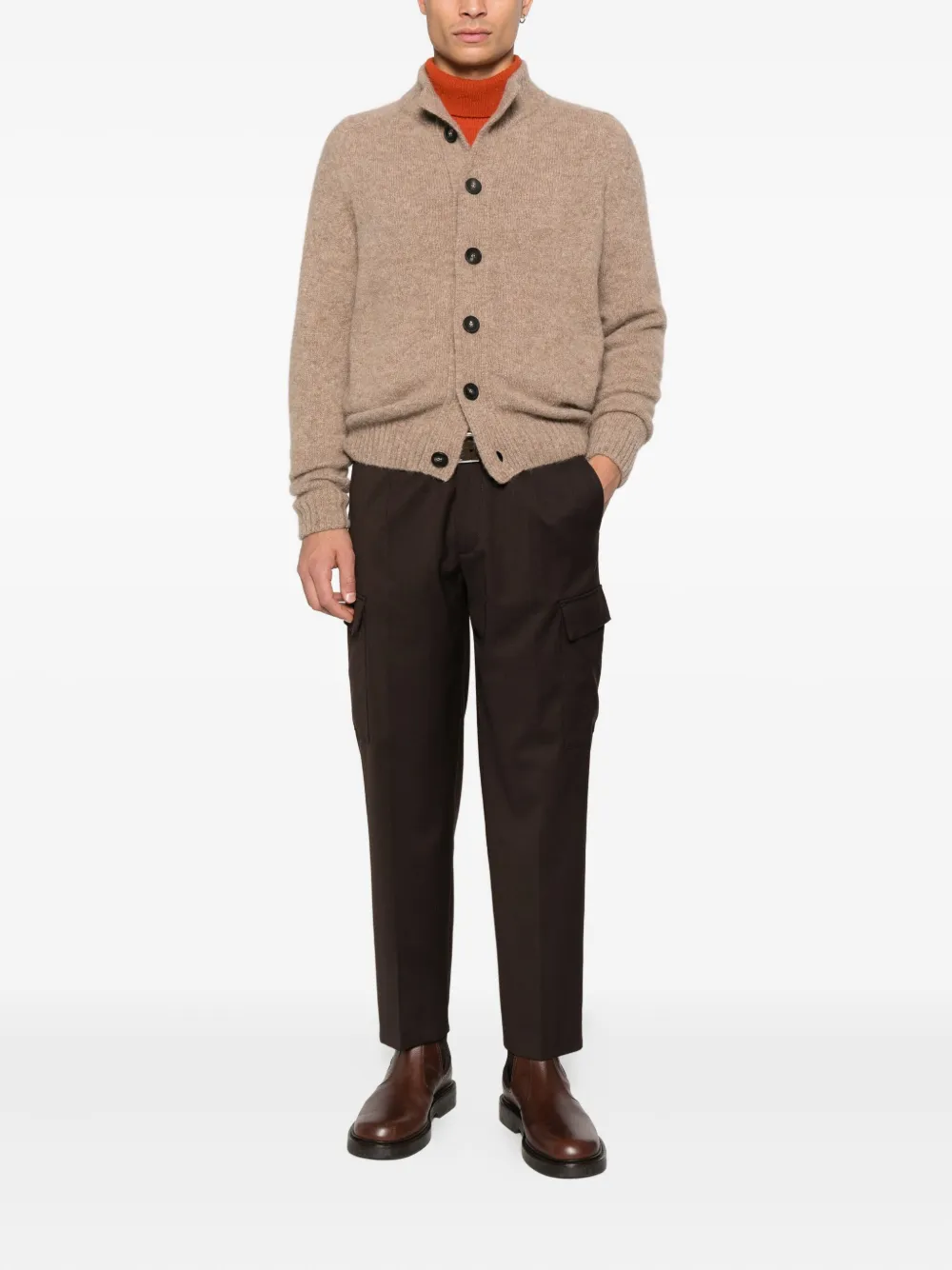 Filippo De Laurentiis buttoned wool cardigan | Cardigans | Image 2
