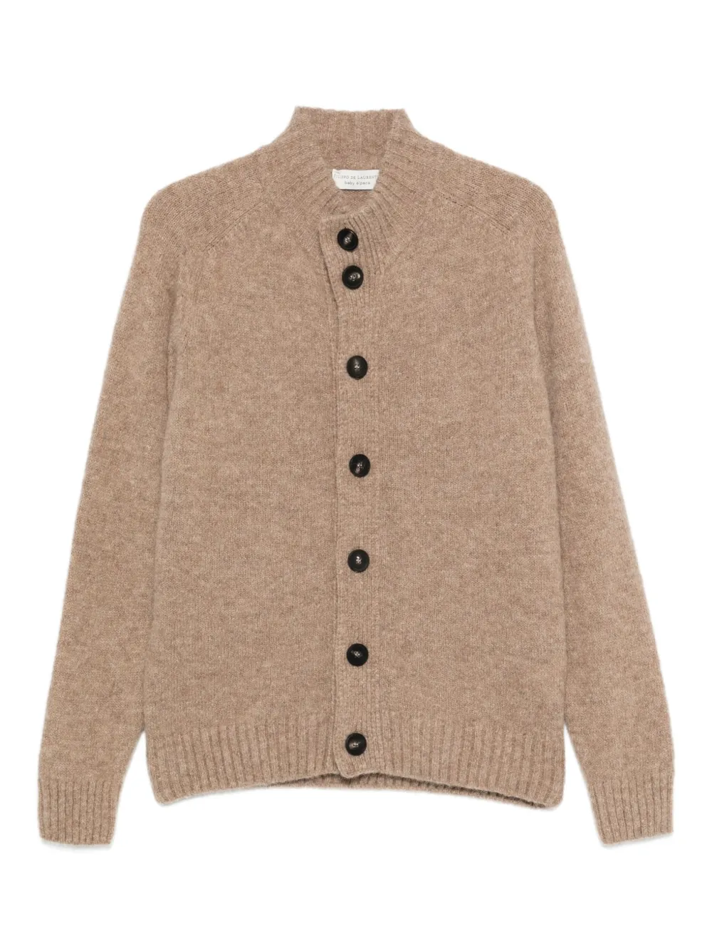 Filippo De Laurentiis buttoned wool cardigan | Neutrals | Image 1