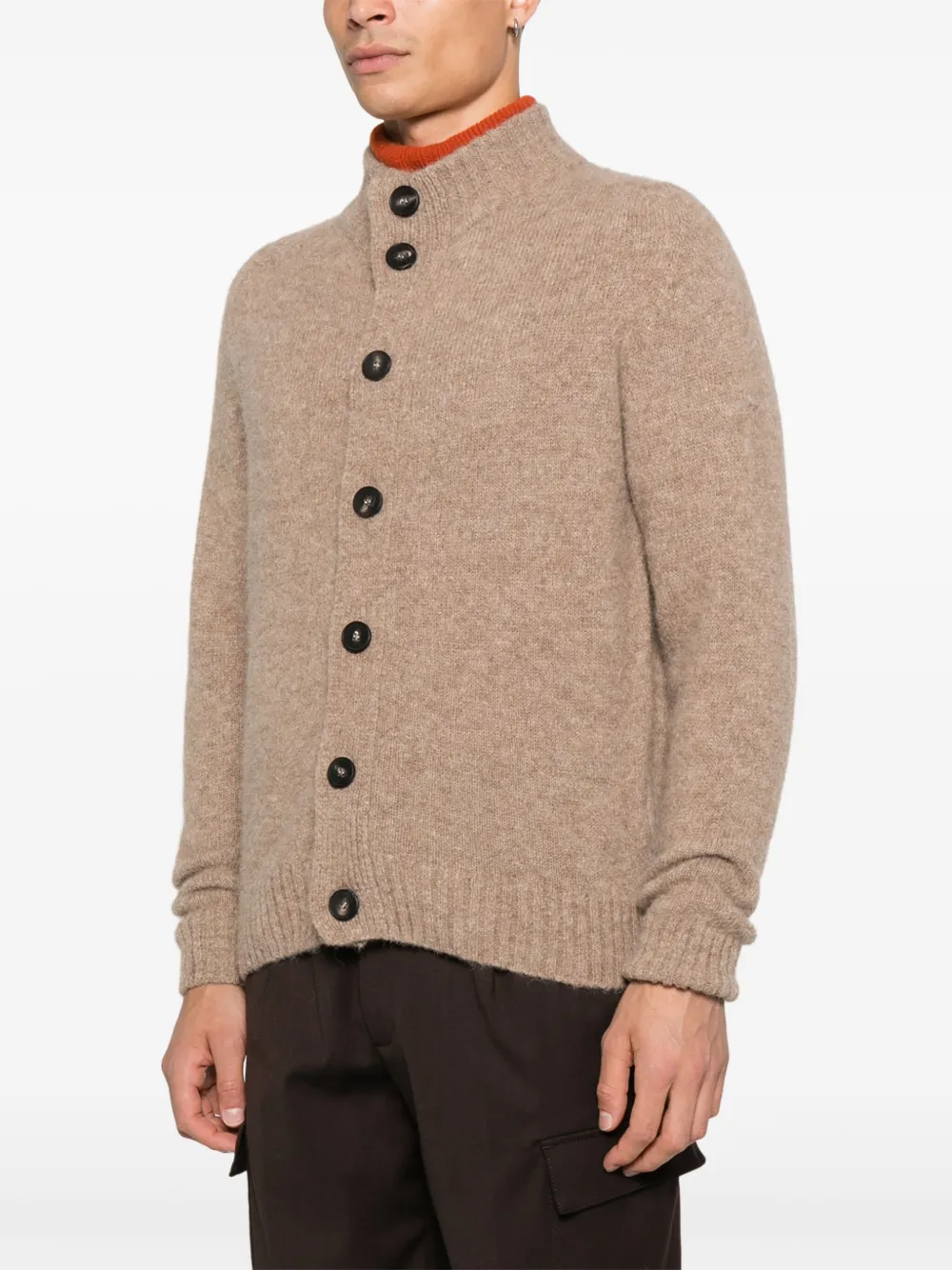 Filippo De Laurentiis Vest met knopen Beige