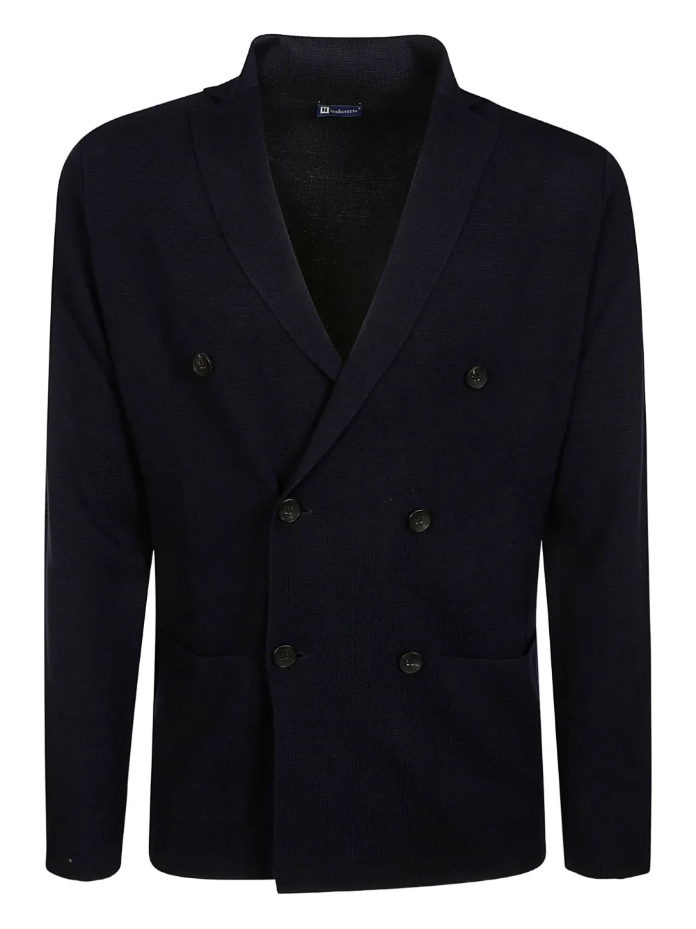 Filippo De Laurentiis double-breasted patch-pocket jacket | Blue | Image 1
