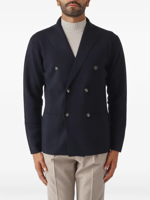 Filippo De Laurentiis double-breasted patch-pocket jacket