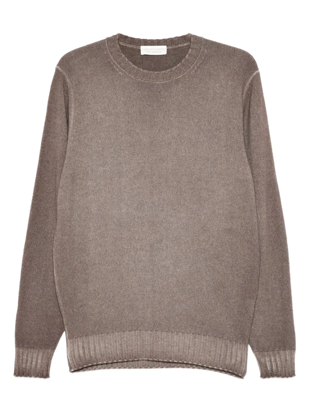 Filippo De Laurentiis ribbed crew-neck sweater | Brown | Image 1