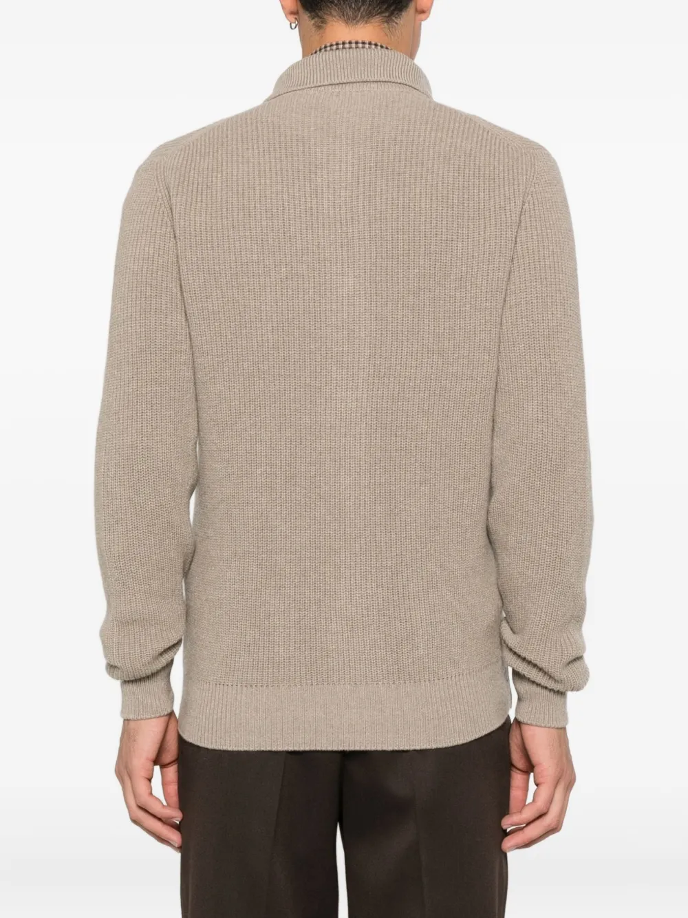 Filippo De Laurentiis Vest met knopen en zak Beige