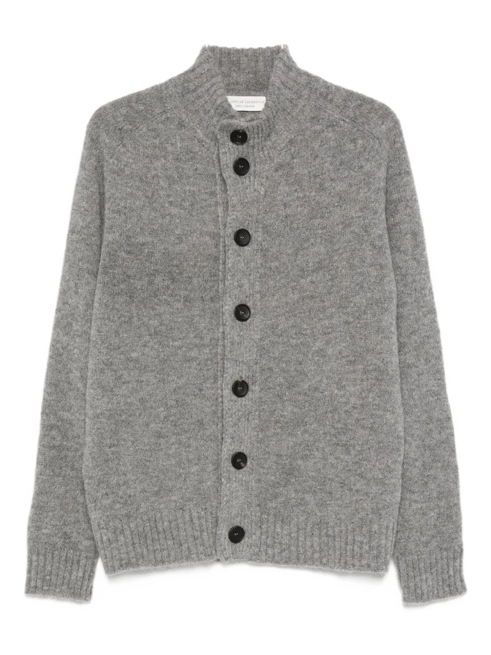 Filippo De Laurentiis buttoned wool cardigan | Grey | Image 1