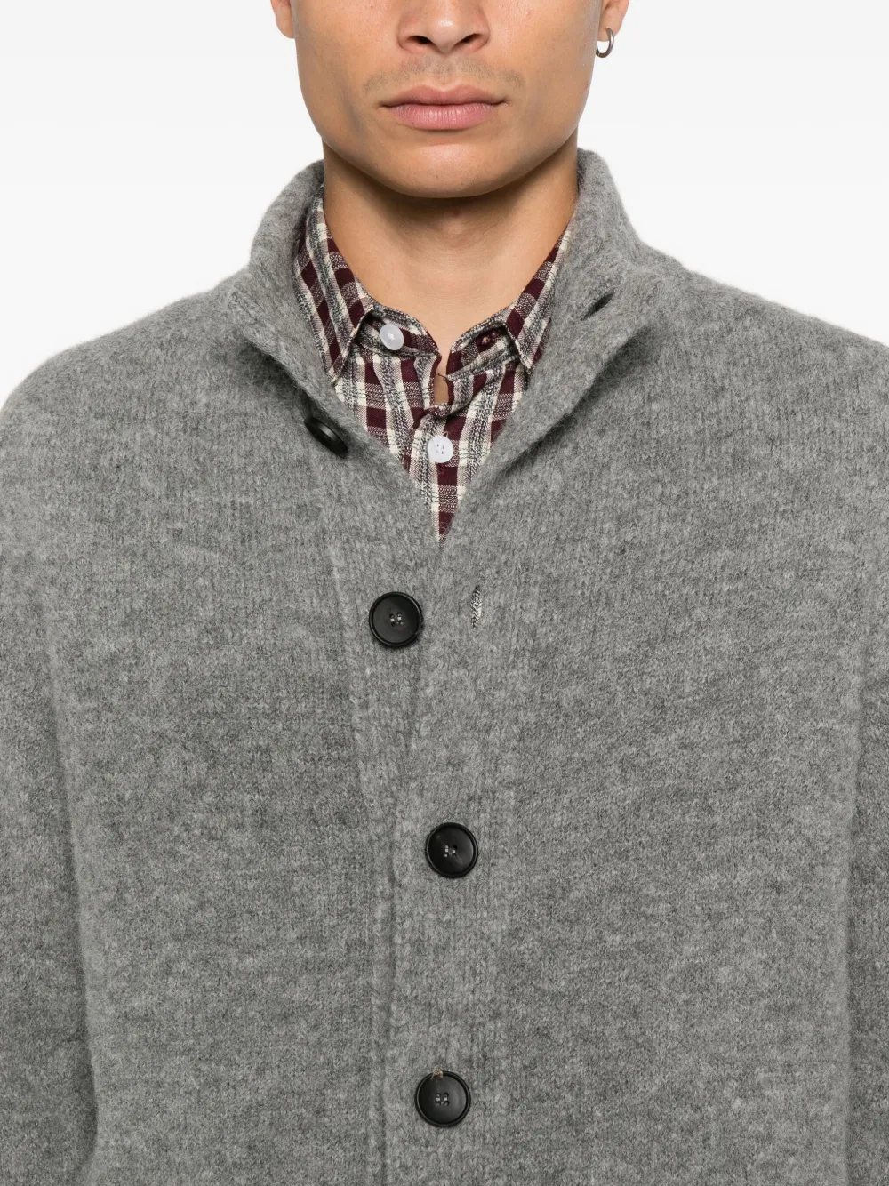 Filippo De Laurentiis Vest met knopen Grijs
