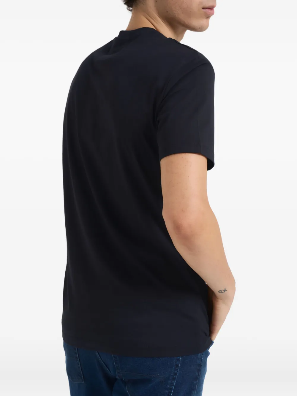 Emporio Armani T-shirt met logo Zwart