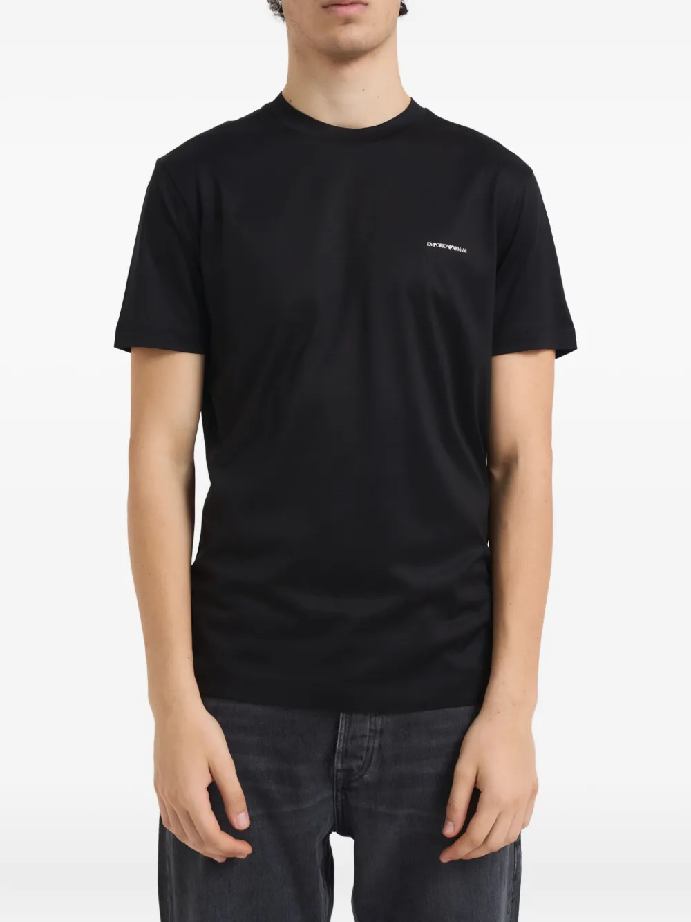 Emporio Armani playera con logo estampado | negro | Image 1