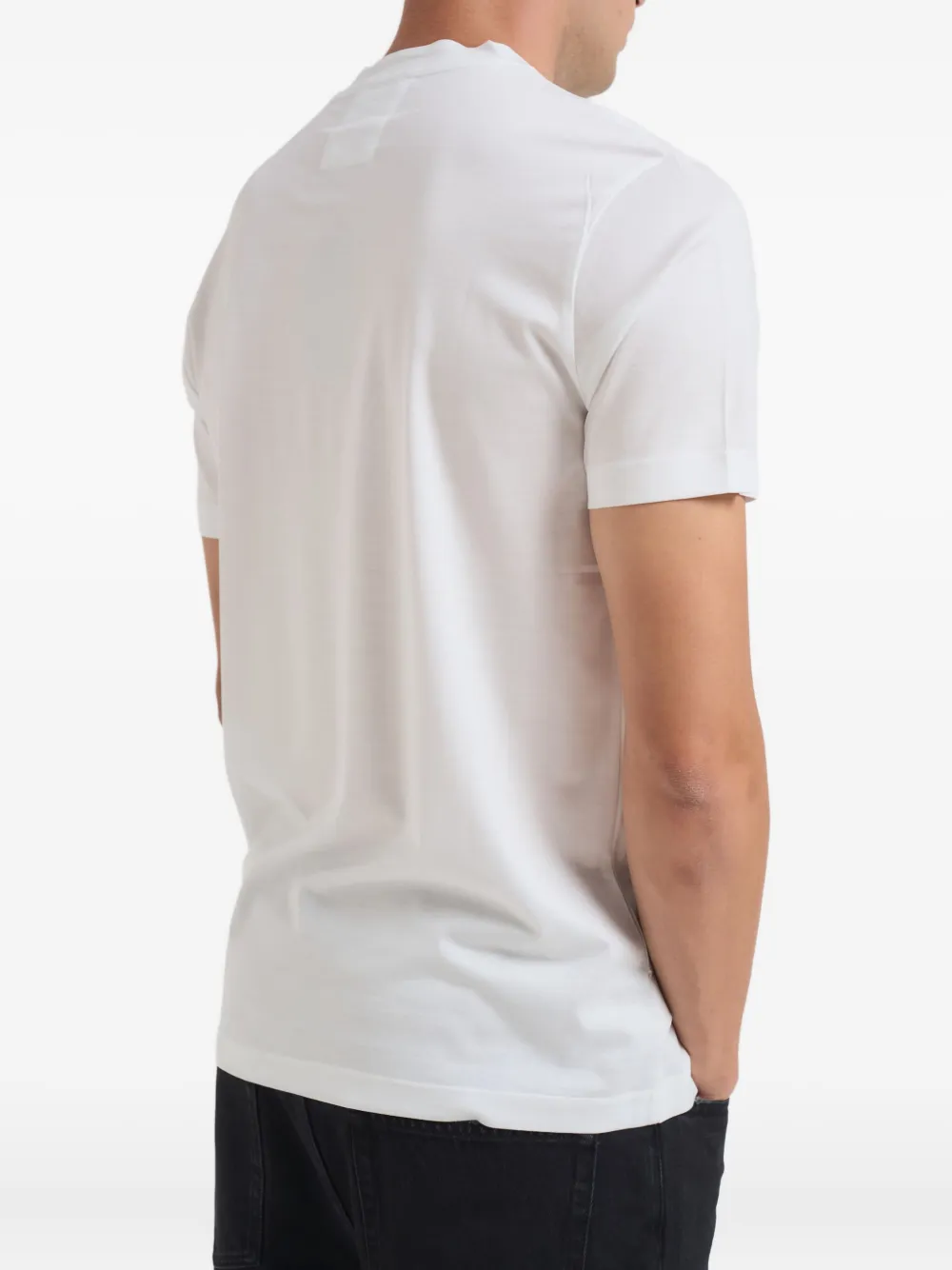 Emporio Armani T-shirt met logoprint Wit