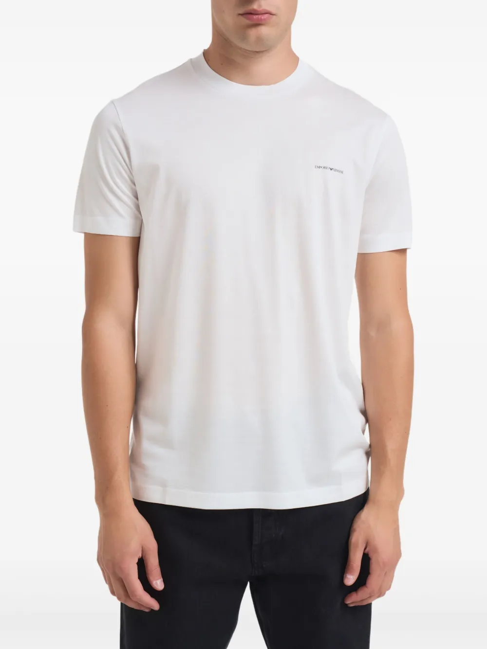 Emporio Armani logo-print T-shirt - Bianco