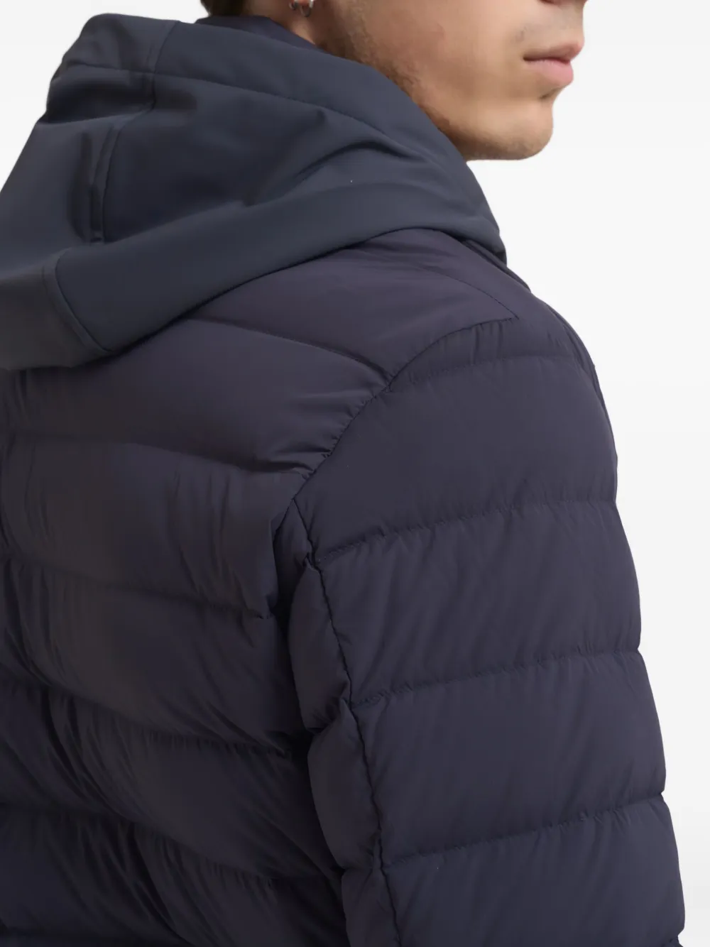 Colmar Jas met capuchon en knoop Blauw