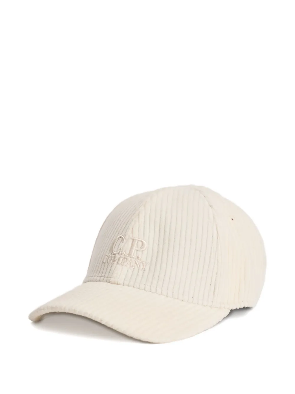 C.P. Company Ribfluwelen honkbalpet Beige