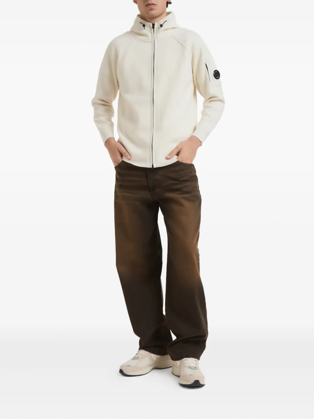C.P. Company logo-detail zip-up hoodie | Hoodies | Image 2