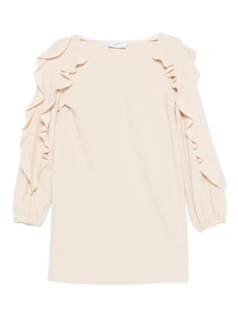 SO ALLURE vestido corto con volantes